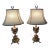 Brevettato Italian Gilt Bronze/Brass Marble Lamps - A Pair Excellent Mint Condition Vintage. For Sale