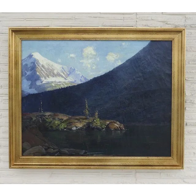 Early 20th Century Mountain Landscape Oil Painting by Robert Van Vorst Sewell, Framed For Sale In Denver - Image 6 of 6