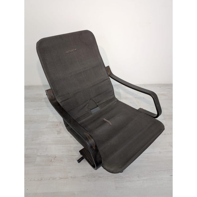 Quilted Leather Armchair, 1970s For Sale - Image 12 of 13
