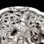 English Late 19th Century Antique Burmese Coin Silver High-Relief Repoussé Pierced Belt Buckle For Sale - Image 3 of 6
