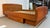 Beautiful Mid-Century Modern Danish teak platform bed featuring rich teak grain, sculpted rounded edges, and clean...