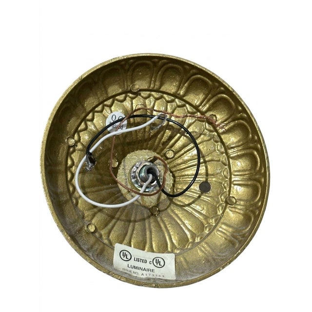 English Vintage Parisian Bubbled Glass Ball Wall Sconce Decorative Beads For Sale - Image 3 of 6