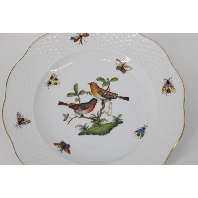 Herend Herend Rothchild Bird Salad Dessert Plate 7.5" Never Used For Sale - Image 4 of 5