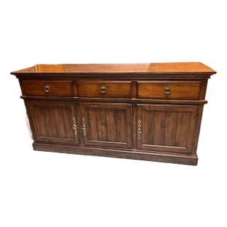 Harden Furniture Cherry Buffet Sideboard Credenza For Sale