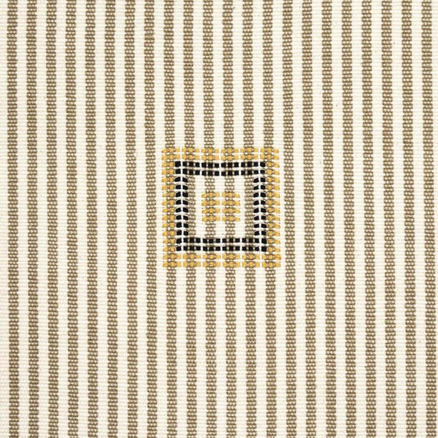 Rustic European SAMPLE - Schumacher X A Rum Fellow Ribbon Ii Fabric In Oregano For Sale - Image 3 of 4