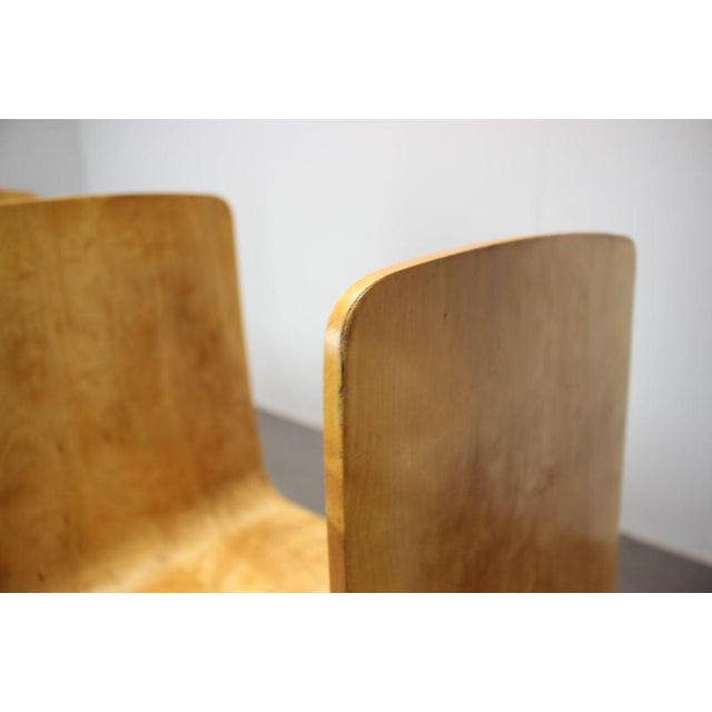 Wood Mid-Century Modern Wooden Dining Chairs, 1970s, Set of 4 For Sale - Image 7 of 18