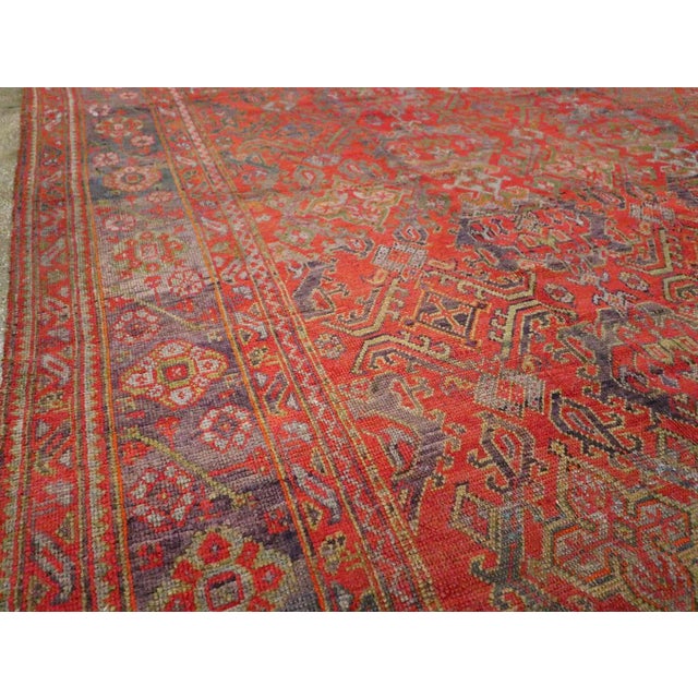 Early 20th Century Galerie Shabab Collection Early 20th Century Turkish Oushak Room Size Carpet For Sale - Image 5 of 10