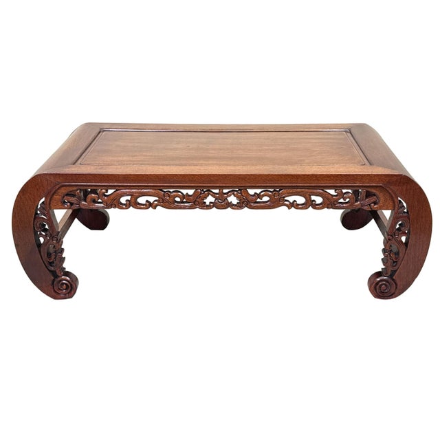 19th Century Oriental Hardwood Opium Coffee Table, 1880 For Sale - Image 11 of 13