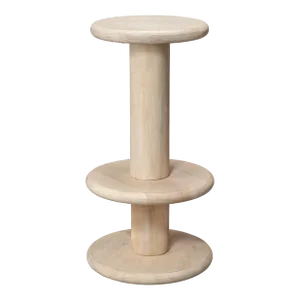Jamie Young Rye Barstool in White Bleach