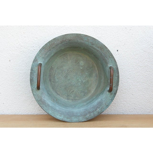 Monumental Bronze Dragon Basin For Sale - Image 4 of 6