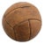 Vintage Brown Leather Medicine Ball, 1930s For Sale