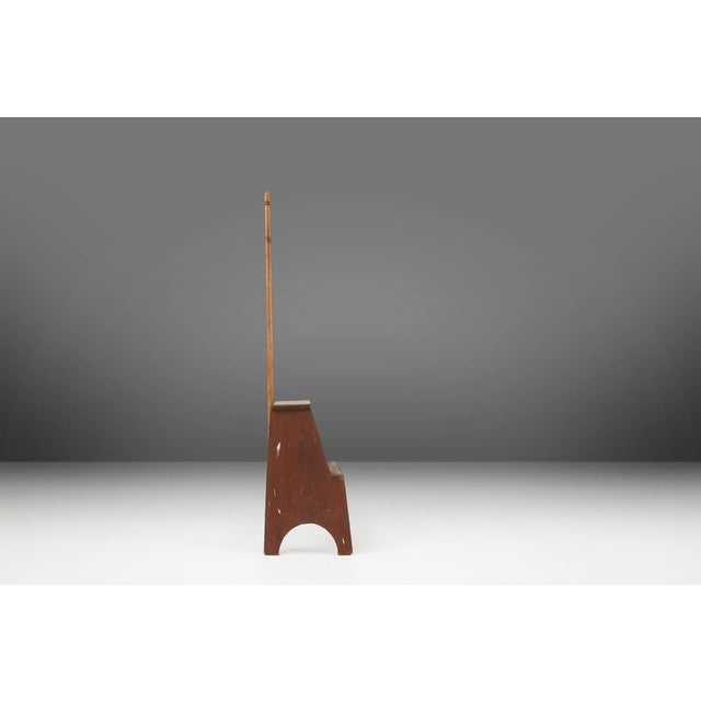 Industrial Wooden Stepladder, France, 1900s For Sale - Image 6 of 13