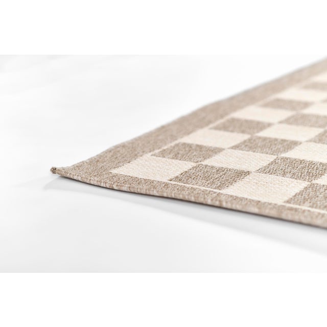 Erin Gates by Momeni Saybrook Check Grey Indoor/Outdoor Area Rug 6'6" X 9' For Sale - Image 10 of 12
