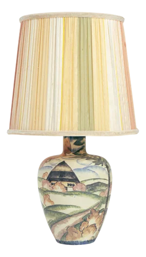 Art Nouveau Table Lamp by Großherzoglichen Keramik-Manufaktur Darmstadt, 1930s