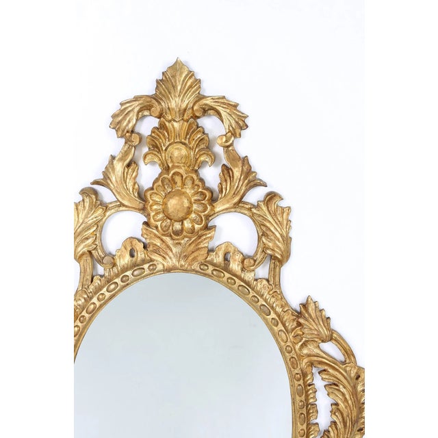 Late 20th Century Giltwood Framed Hanging Wall Mirror - a Pair For Sale In New York - Image 6 of 8
