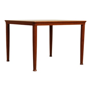 Danish Modern Square Teak Coffee Table Mobelfabrik For Sale