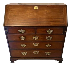 Antique George III Mahogany Bureau