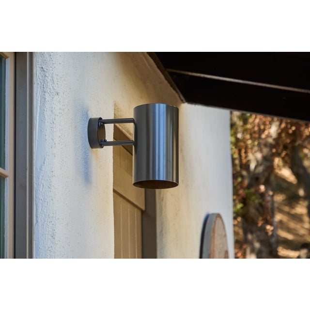 Large Hans-Agne Jakobsson C627 'Rulle' Outdoor Sconce in Painted Bronze An exclusive made for U.S. and UL listed...