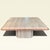 Italian Coffee Table in Tavertino Marble and Coralito, 1980s For Sale - Image 9 of 9