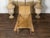 An Anglo-Indian wood and cane plantation chair from the early 20th century, with foliage-themed bone inlay and extending...