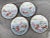 Early 20th Century Antique Kutani Hand Painted Koi Plates, Signed- Set of 9 For Sale - Image 10 of 12