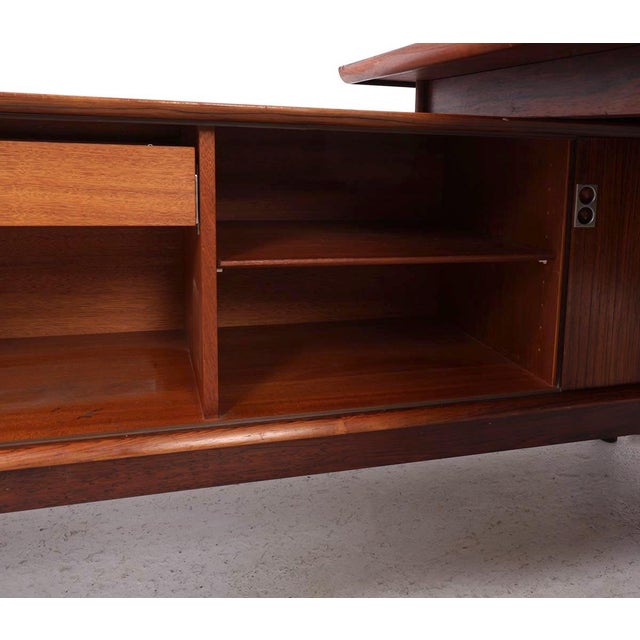Executive Desk with Sideboard by Arne Vodder for Sibast, 1960s, Set of 2 For Sale - Image 10 of 18