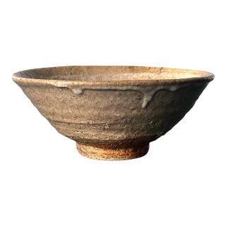 Korean Ceramic Ido Tea Bowl Chawan Joseon Dynasty For Sale
