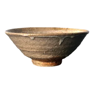 Korean Ceramic Ido Tea Bowl Chawan Joseon Dynasty
