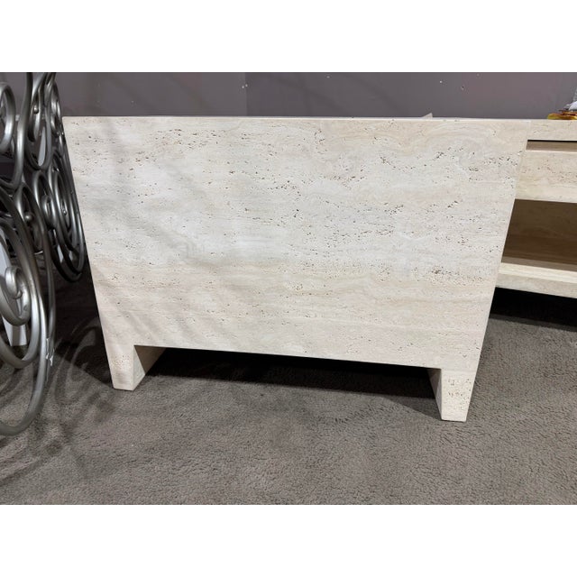 Restoration Hardware Restoration Hardware Two Drawer "Wyeth" Nightstand For Sale - Image 4 of 5