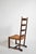 Low Wood and Straw Chair, 1950s For Sale - Image 4 of 6
