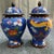 Chinese Pair of Small Chinese Cloisonné Enamel Dragon & Phoenix Jars With Lids - 8" Tall For Sale - Image 3 of 6