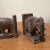 Pair of Hand Carved Elephant Marble Sculpture Bookends Art Deco Style Circa 1950 For Sale - Image 4 of 12
