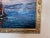 Textile Friedrich Karl Thauer (Germany 1924-2009) European Harbor Sailboats Oil Painting For Sale - Image 7 of 10