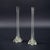 Wonderful Art Nouveau pair of gladioli vases. French, glass tall fluted vase, dating to the early20th century, circa 1920...