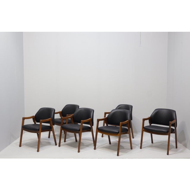 Armchairs by Ico Parisi for Fratelli Reguitti, Italy, 1959, Set of 6 For Sale - Image 14 of 18