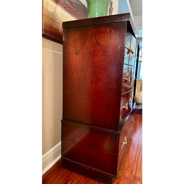 1950s Art Deco Chest of Drawers For Sale In New Orleans - Image 6 of 10