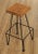 Mid 20th Century Industrial Mid Century Modern Style Wrought Iron & Wood Drafting or Bar Stool For Sale - Image 5 of 13