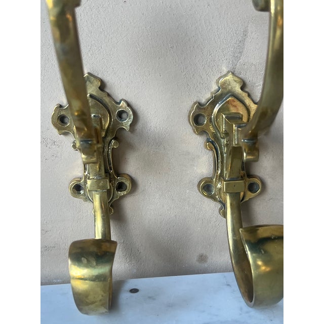 Antique French Grass Coat and Hat Hooks, C. 1930's For Sale In San Francisco - Image 6 of 11