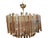 Triedri Model Chandelier in Amber and Transparent Glass from Venini Murano, 1970s For Sale - Image 9 of 9