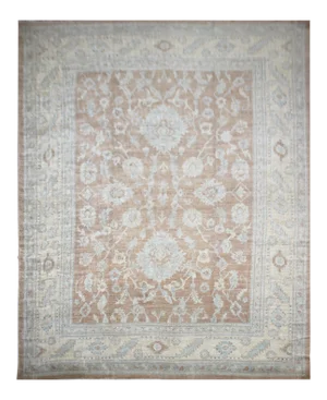 Hand Knotted Fine Oushak Rug by Aara Rugs Inc. - 12'8" X 15'5"