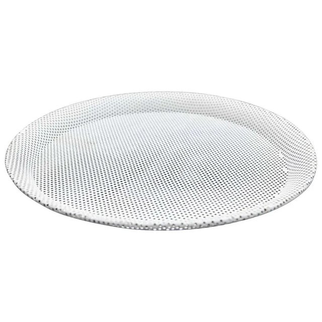 Mathieu Matégot Enameled Metal Plate attributed to Mathieu Matégot, 1950 For Sale - Image 4 of 6