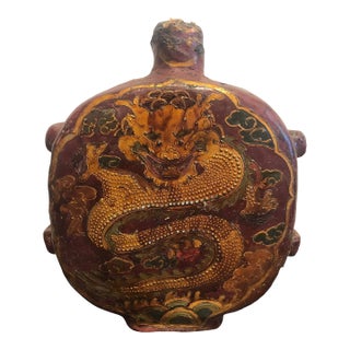 Sake Canteen Dragon Accent For Sale