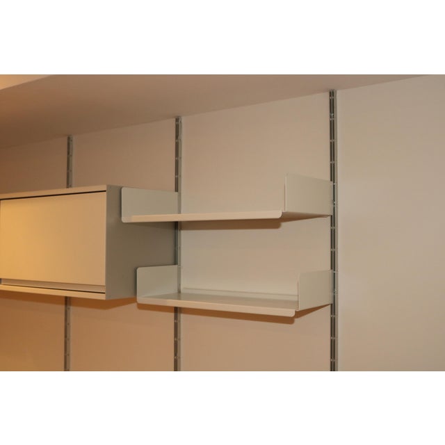 Scandinavian Modern White Vitsoe 606 Universal Shelving System Chairish