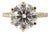 18k Yellow Gold 4.82ctw Round Brilliant Lab Grown Diamond Engagement Ring, Size 6 For Sale