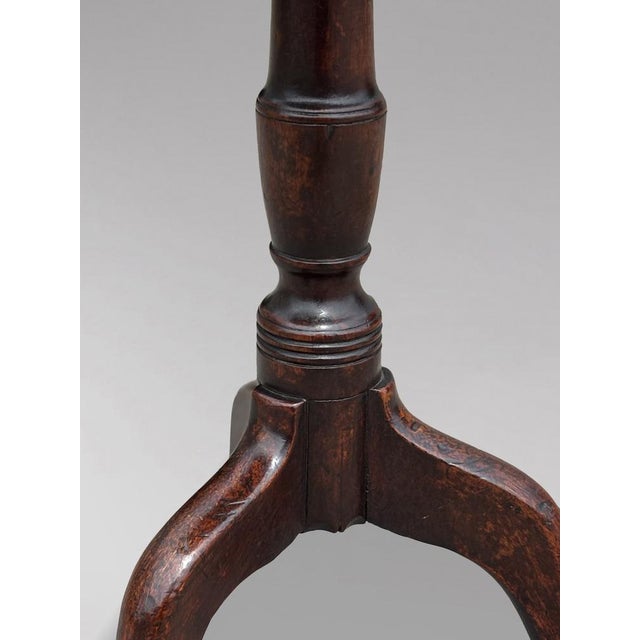 Antique George III Mahogany Tripod Table, 1790 For Sale - Image 4 of 8