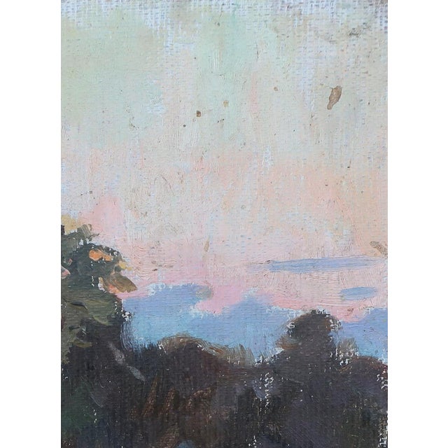 Realism Vintage Impressionist Spring Landscape Oil Painting, Ukrainian Art 21-16 For Sale - Image 3 of 6