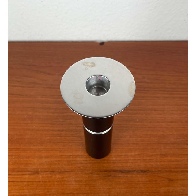 Postmodern Danish Metal Candleholder from Royal Copenhagen, 1980s For Sale - Image 11 of 18