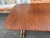 Vintage Georgian Regency Style Banded Mahogany Pedestal Extension Dining Table With Leaves For Sale - Image 16 of 18