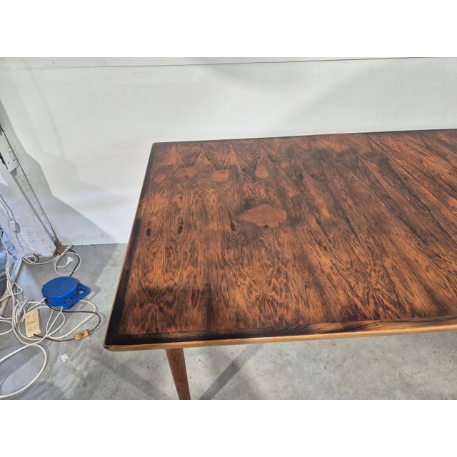 Arne Vodder Rosewood Model 201 Conference Table by Arne Vodder for Sibast, 1960s For Sale - Image 4 of 11