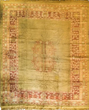 AntiqueTurkish Oushak Rug- 8‚Ä≤3‚Ä≥ √ó 10‚Ä≤
